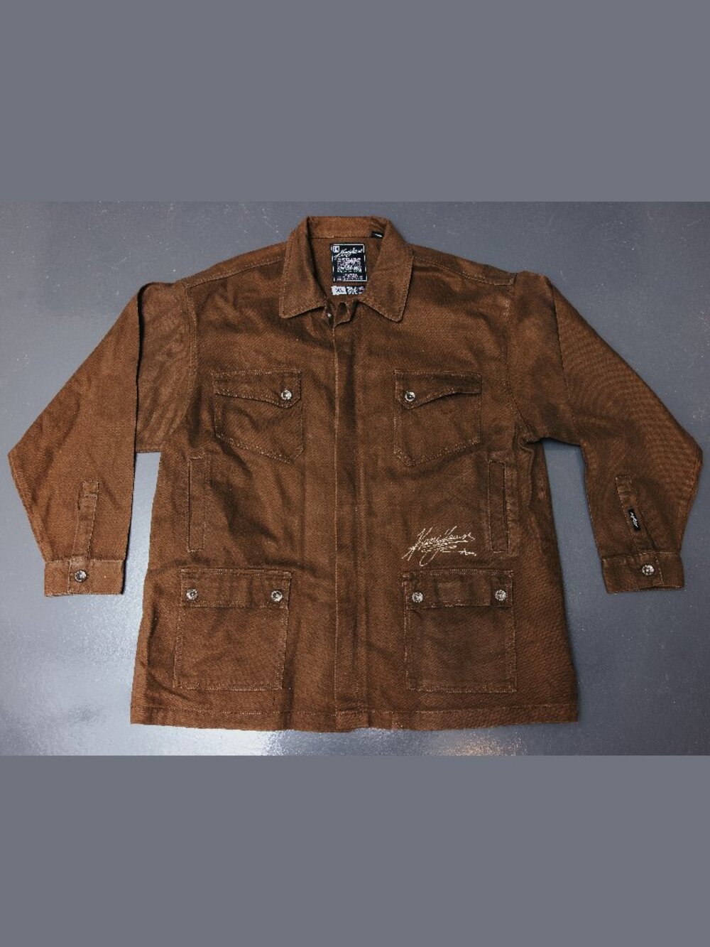 Vintage Karl Kani Brown Denim Chore Jacket